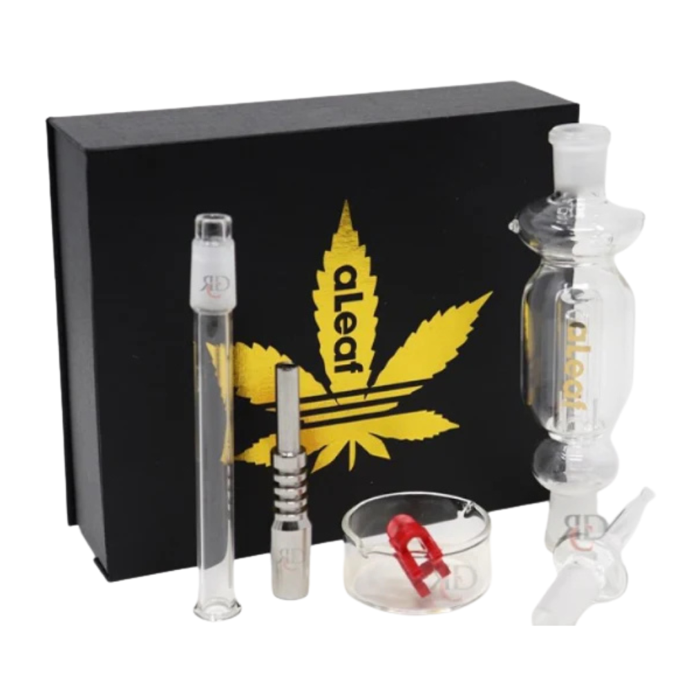 ALEAF GLASS NECTAR COLLECTOR IN BOX