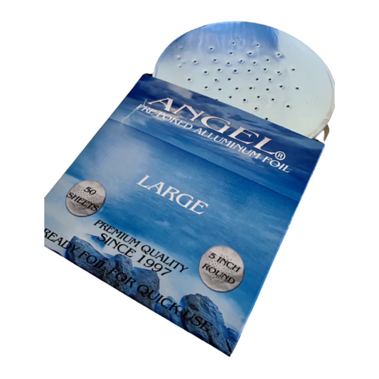 ANGEL LARGE PRE POKED ALUMINIUM FOIL - PACK OF 50