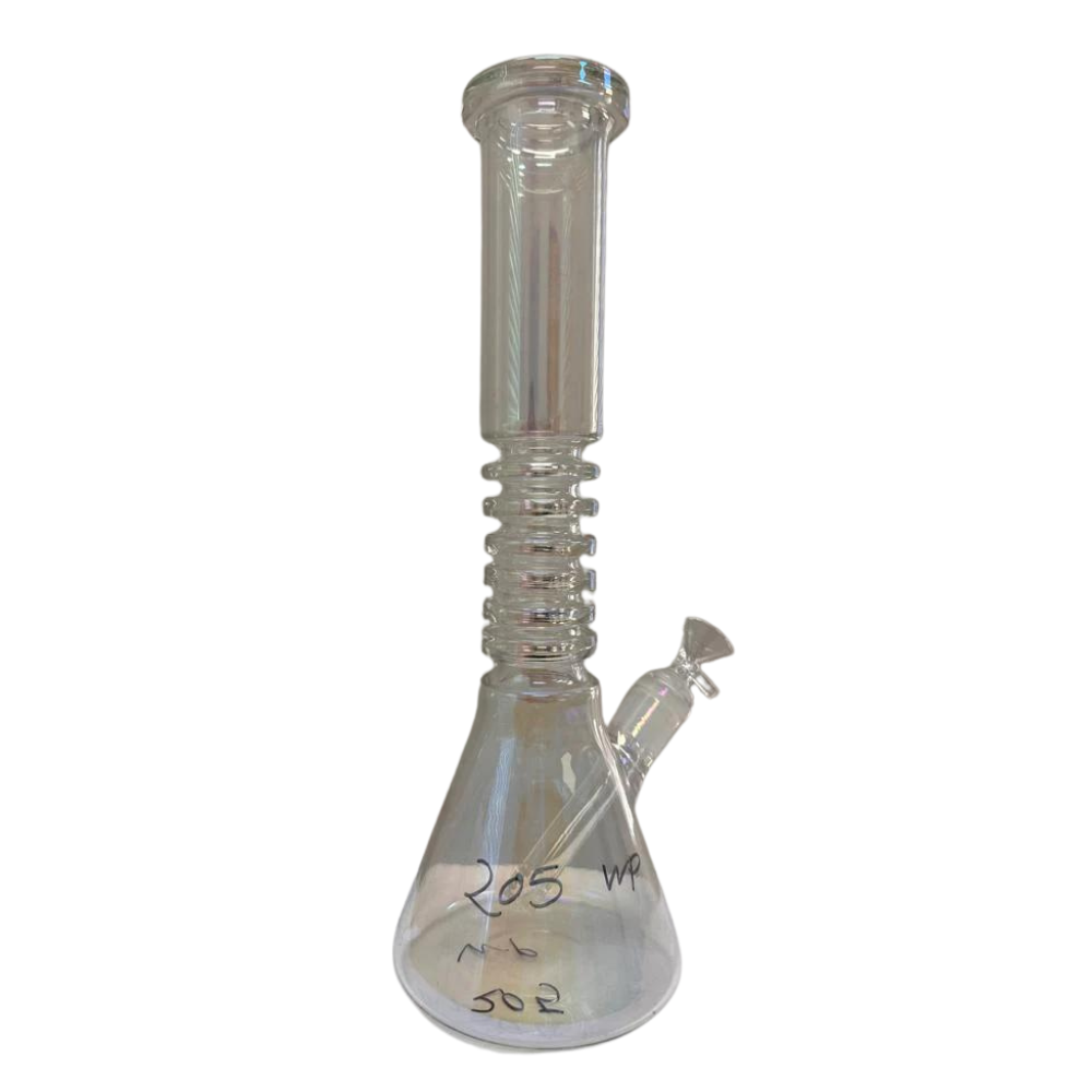 13.5 INCHES BEAKER GLASS WATER PIPE (WP205)