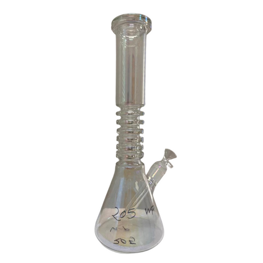 13.5 INCHES BEAKER GLASS WATER PIPE (WP205)