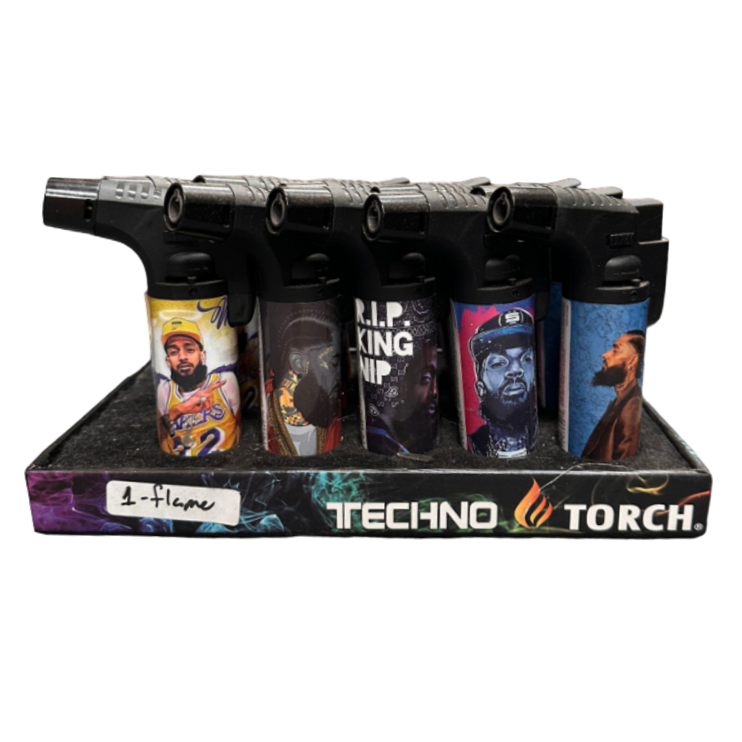 TECHNO TORCH LAKERS LIGHTER - PACK OF 15