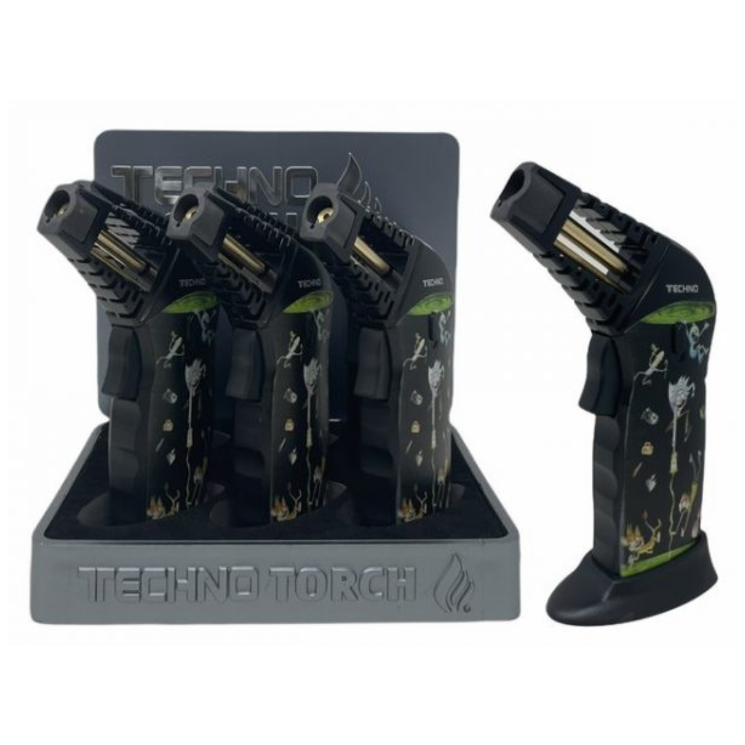 TECHNO TORCH RICK AND MORTY LIGHTER - PACK OF 6