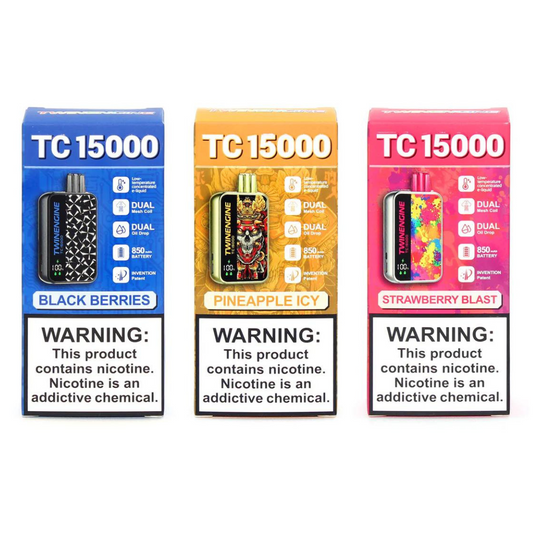 TWIN ENGINE TC15000 DISPOSABLE VAPE - PACK OF 5