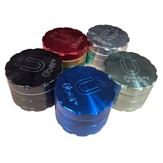 UBER GRINDER 2.5 INCHES WITH SCREEN | ASSORTED COLORS