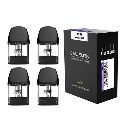 UWELL CALIBURN A2 2ML REFILLABLE REPLACEMENT POD - PACK OF 4