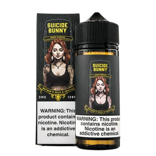 SUICIDE BUNNY MOTHER'S MILK AND COOKIES E-LIQUIDS 120ML