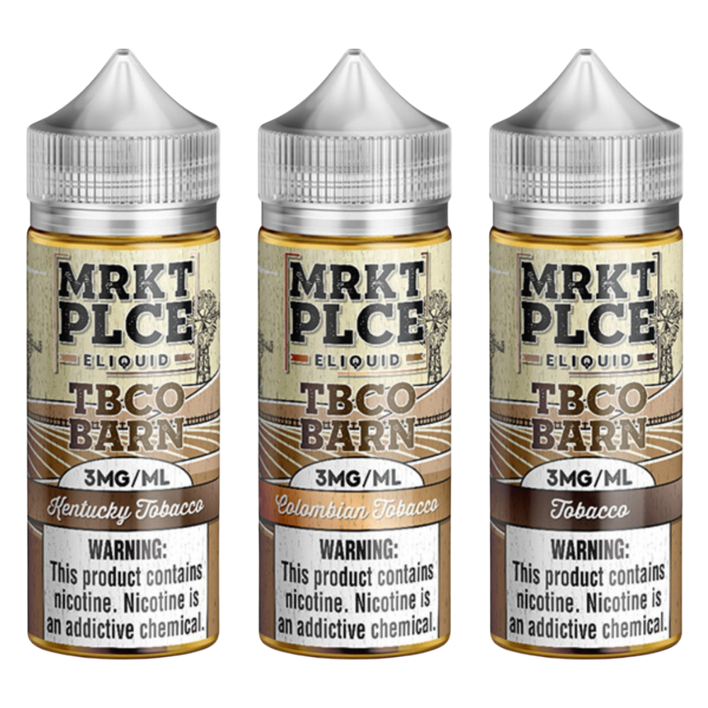 MRKT PLCE TBCO BARN E-LIQUID 100ML