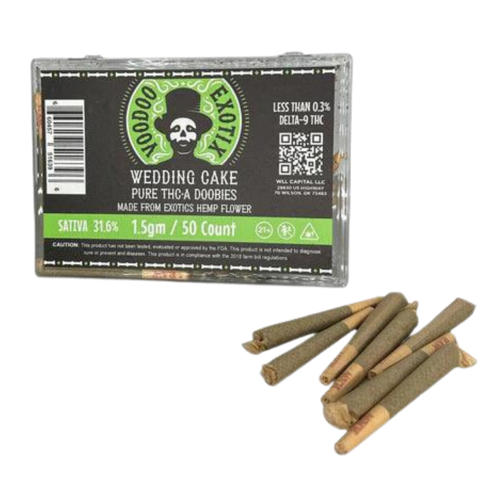 VOODOO EXOTIC 1.5G PREMIUM INDOOR GROWN PREROLLS - PACK OF 50