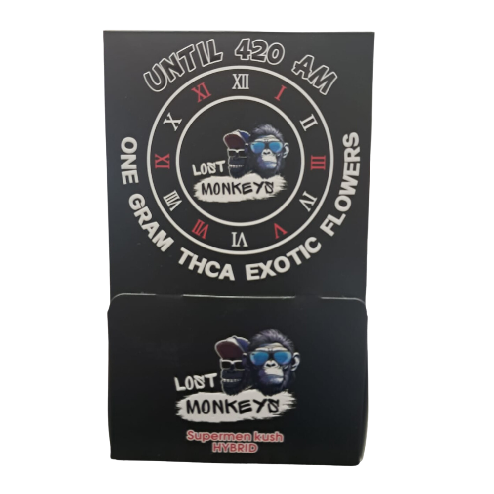 LOST MONKEYS 1GM EXOTIC FLOWER - PACK OF 28