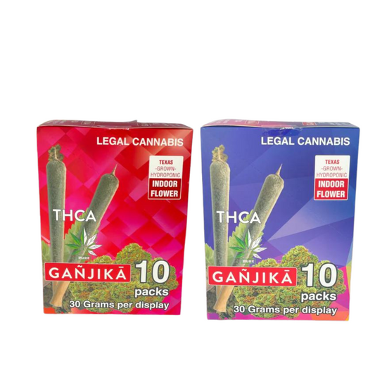 GANJIKA THCA ASSORTED 5-PACK PRE-ROLLS - PACK OF 10