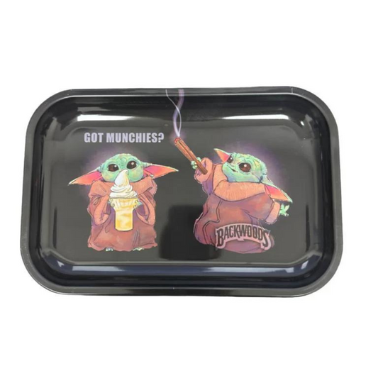 7.5 x 11 INCHES BACKWOODS LARGE METAL TRAYS WITH LID