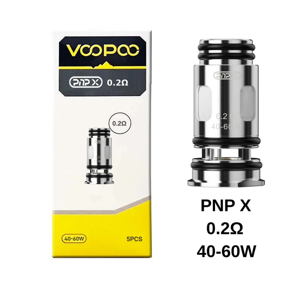 VOOPOO PNP-X 0.2 OHM 40-60W REPLACEMENT COILS - PACK OF 5