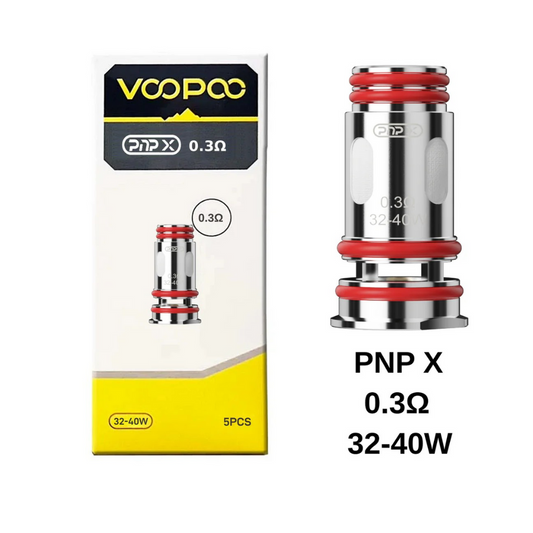 VOOPOO PNP-X 0.3 OHM 32-40W REPLACEMENT COILS - PACK OF 5