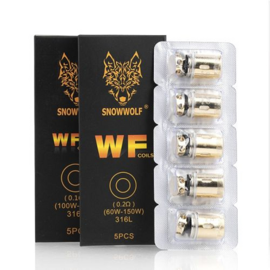 SNOWWOLF WF-M REPLACEMENT 0.13 OHM COILS - PACK OF 5