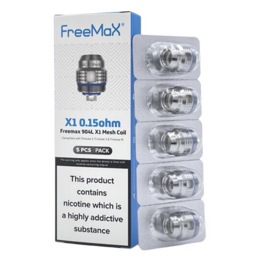 FREEMAX 904L X1 0.15OHM MESH COIL - PACK OF 5