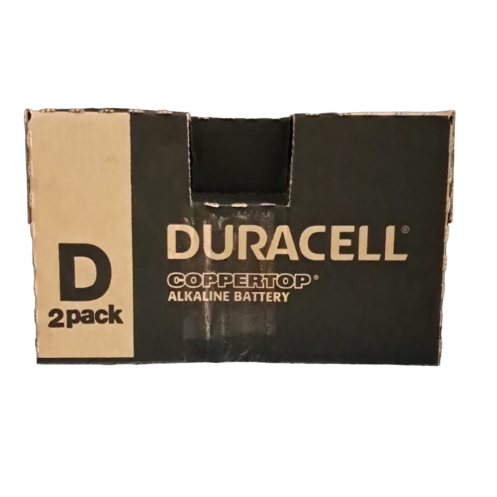 DURACELL COPPERTOP ALKALINE BATTERY- (DISPLAY OF 2) PACK OF 8