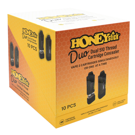 HONEY STICK DUO DUAL 510 THEARD CARTRIDGE CONCEALER- PACK OF 10