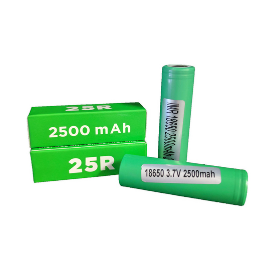 INR18650-25R 2500MAH BATTERIES - PACK OF 2