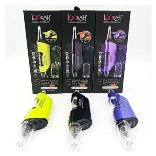 LOOKAH SEAHORSE PRO PLUS 650MAH PREHEAT VVPEN DAB PEN VAPORIZER STARTER KIT