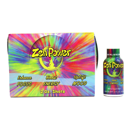 ZEN POWER 2.0Z SHOTS ENERGY BOOSTER - PACK OF 12