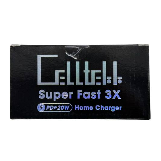 CELLTELL SUPER FAST 3X HOME CHARGER - PACK OF 10