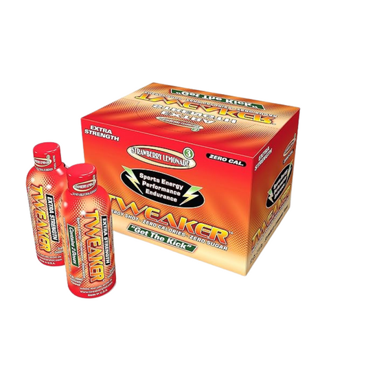 TWEAKER EXTRA STRENGTH GET THE KICK 2 0Z - PACK OF 12 | STRAWBERRY LEMONADE