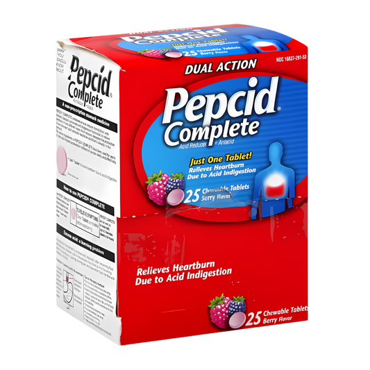 PEPCID COMPLETE DUAL ACTION HEARTBURN RELIEF - PACK OF 25