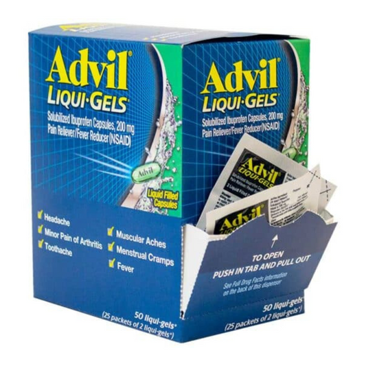 ADVIL LIQUI.GELS PAIN RELIEVER 200GM - PACK OF 25