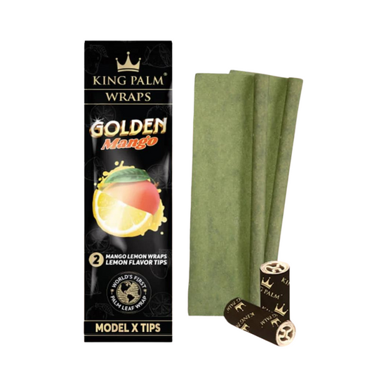 KING PALM XL LEAF BLUNT WRAPS PACK OF 30 - DISPLAY OF 15