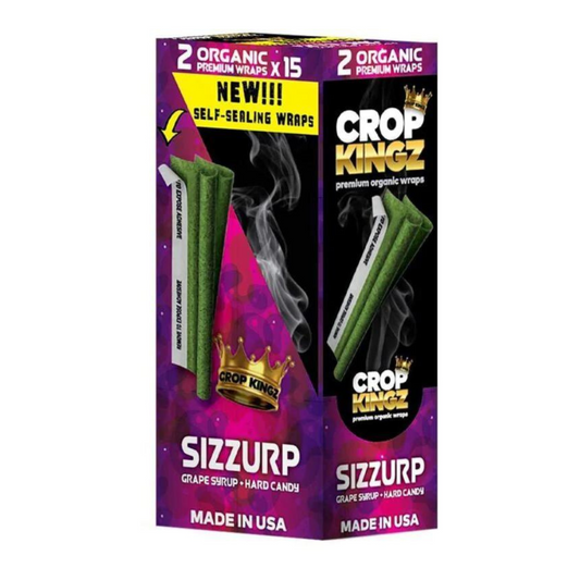 CROP KINGZ PREMIUM ORGANIC WRAPS - PACK OF 15