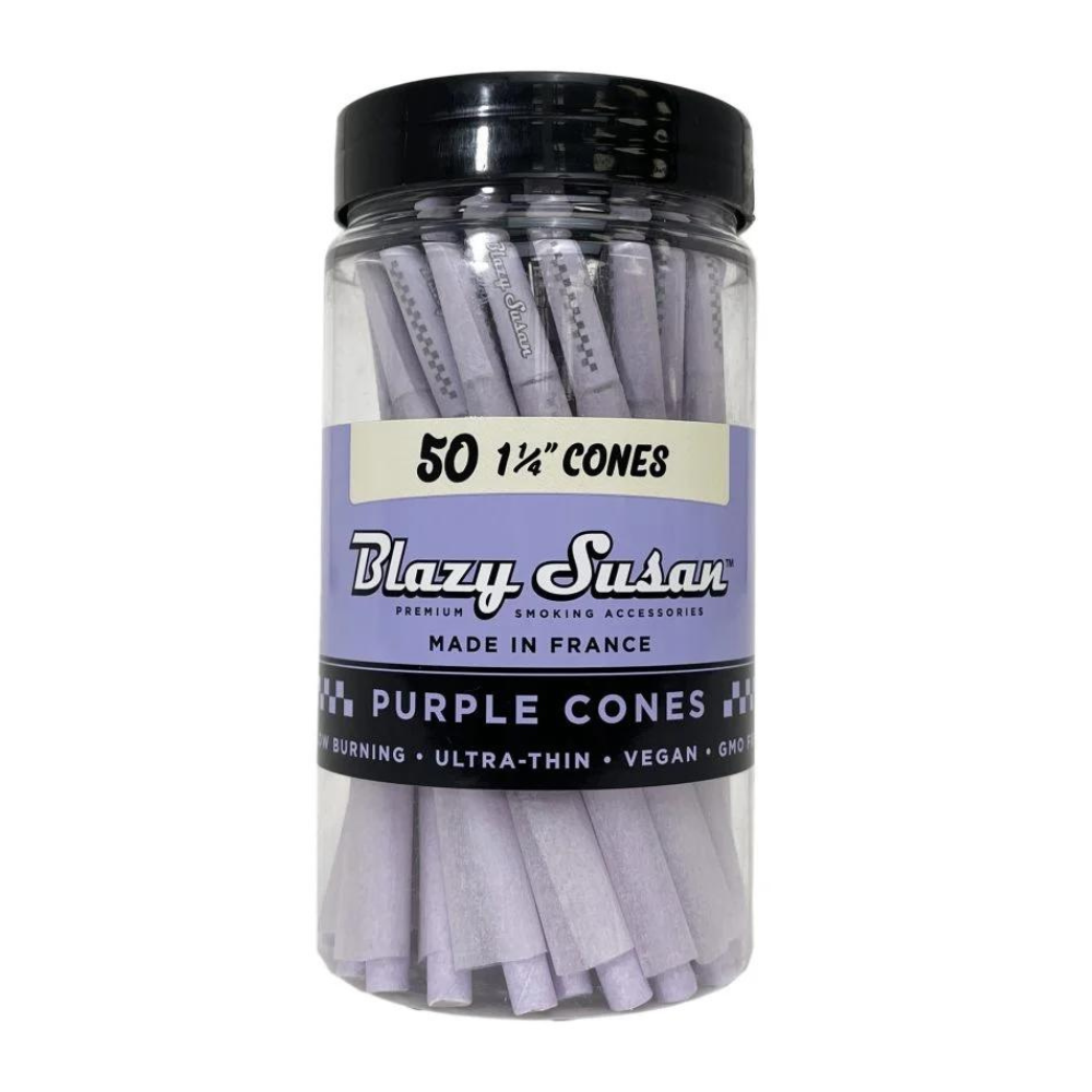 BLAZY SUSAN 50 1 1/4 CONES PURPLE CONES