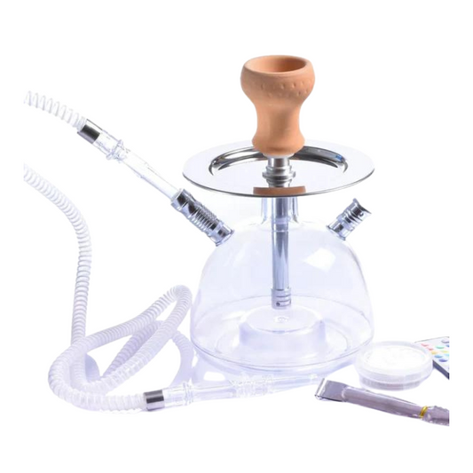 BUBBLE ACRYLIC HOOKAH WITH LED