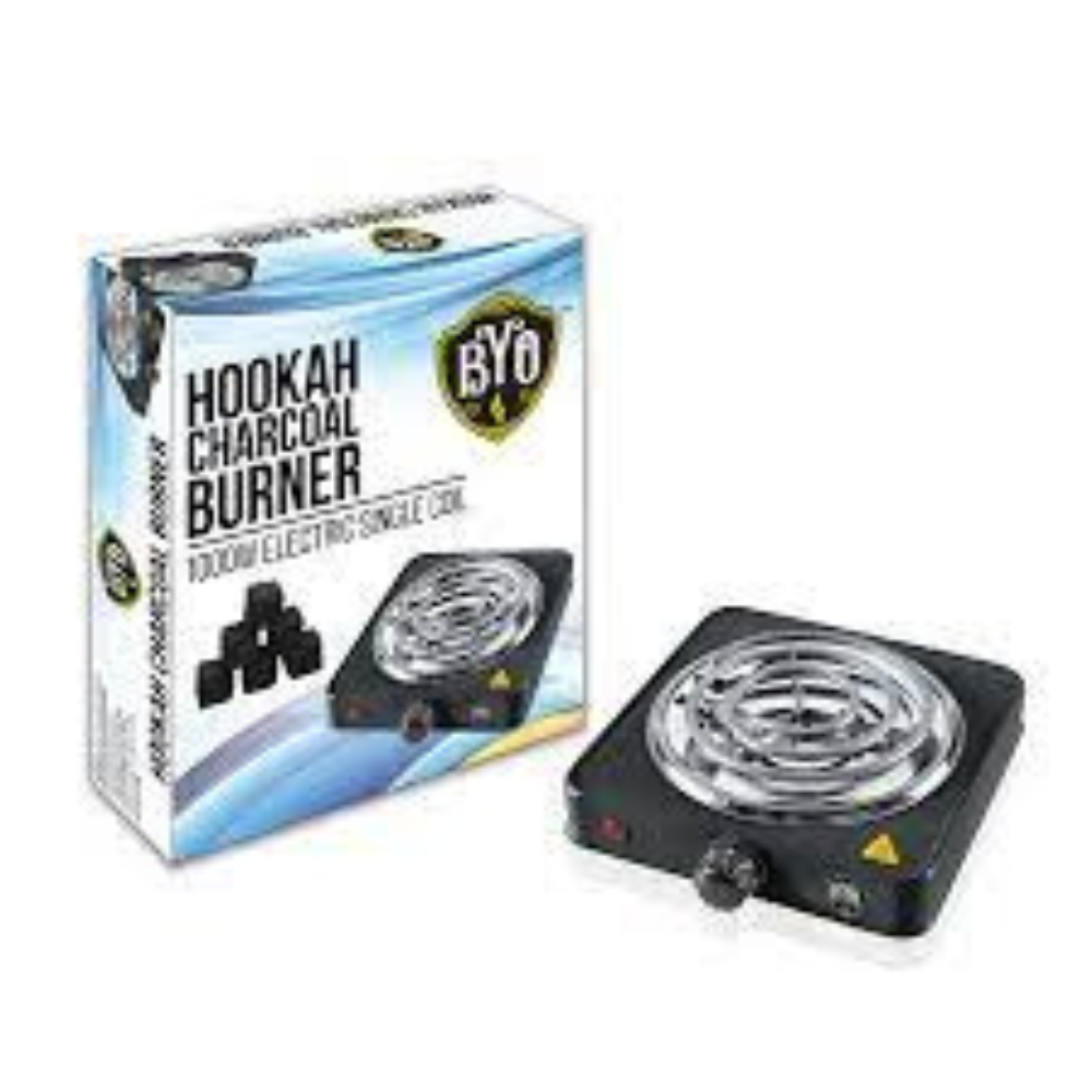 BYO HOOKAH CHARCOAL BURNER SINGLE COAL