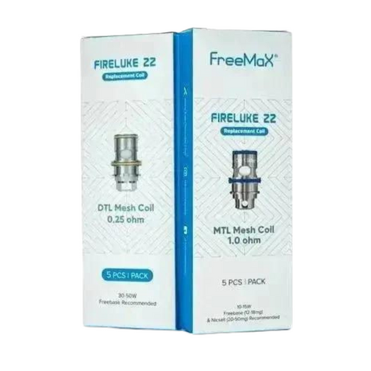 FREEMAX FIRELUKE 22 MTL 1.0 OHM MESH COIL 1 COUNT - PACK OF 5