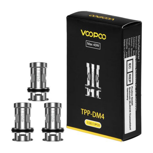 VOOPOO TPP- DM4 0.3 OHM COIL- PACK OF 3