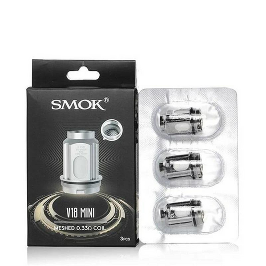 SMOK V18 MINI MESHED 0.33 OHM COIL 1 COUNT - PACK OF 3