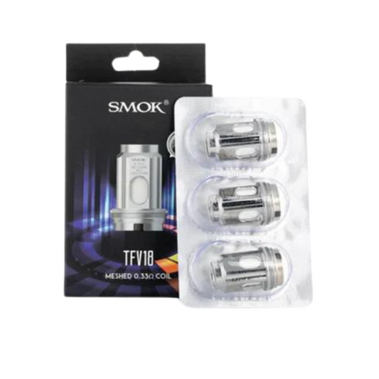 SMOK TFV18 MESHED 0.33OHM COIL 1 COUNT - PACK OF 3