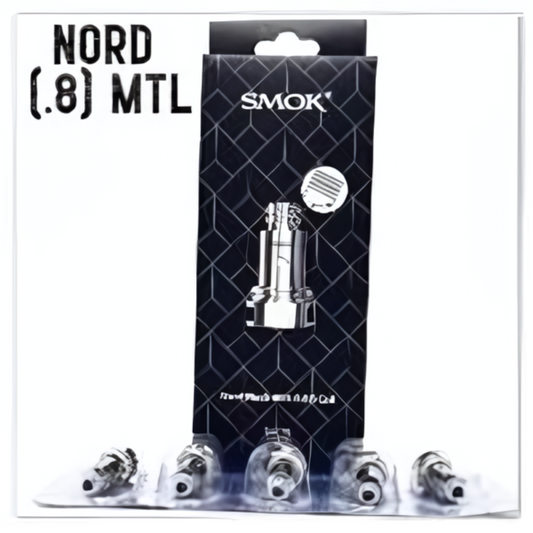 SMOK NORD MESH-MTL 0.8 OHM COIL 1 COUNT - PACK OF 5