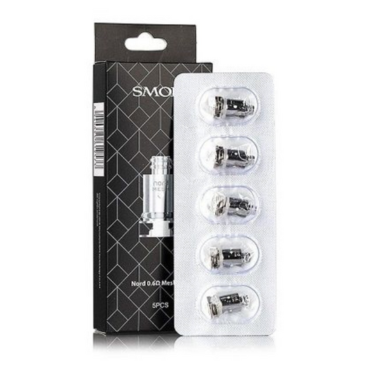 SMOK NORD 0.6 OHM MESH COIL 1 COUNT - PACK OF 5