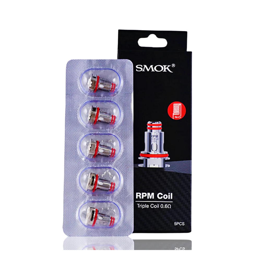 SMOK RPM COIL TRIPLE COIL 0.6 OHM 1 COUNT - PACK OF 5