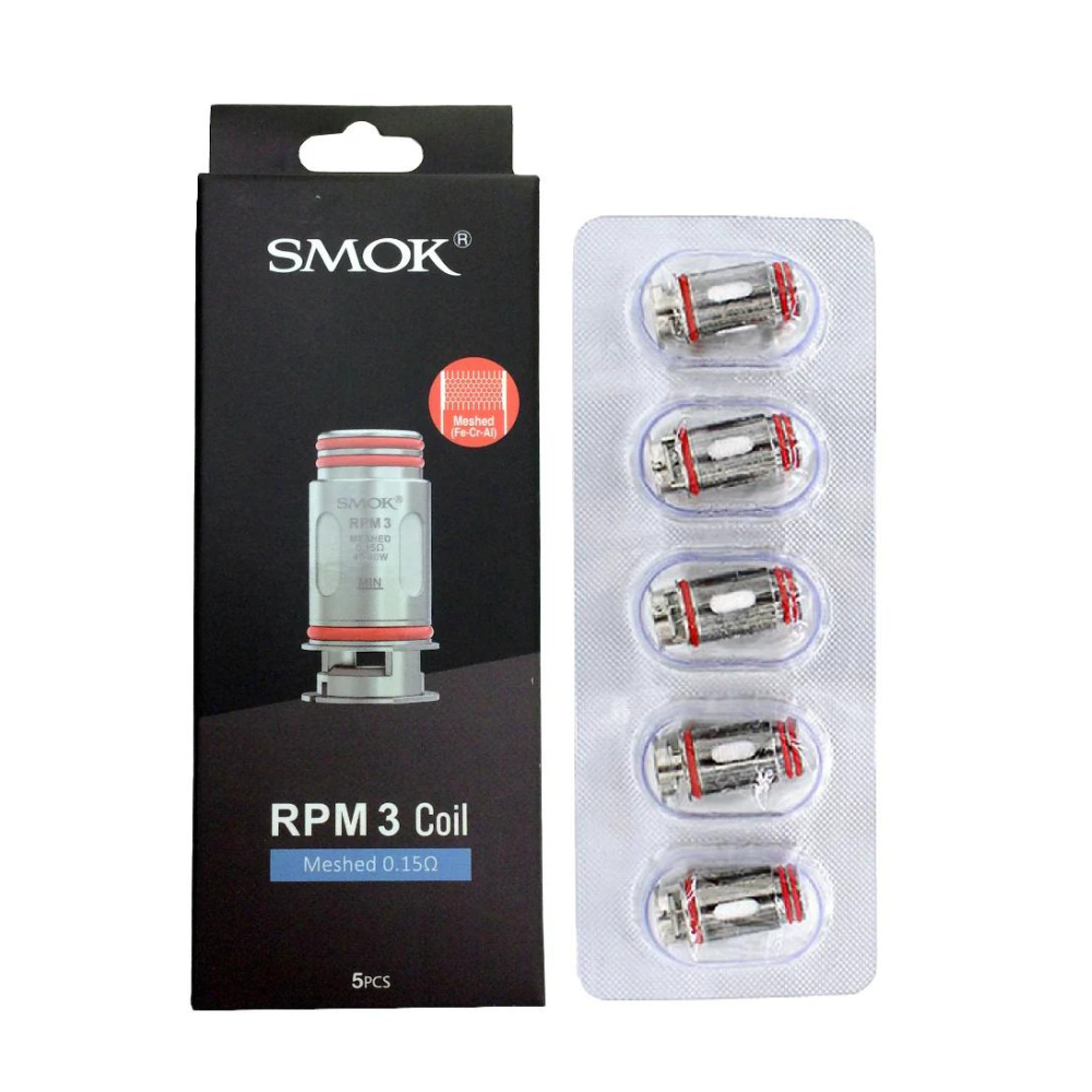 SMOK RPM 3 COIL MESHED 0.15 OHM 1 COUNT - PACK OF 5