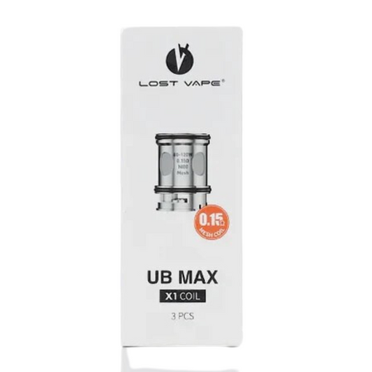 LOST VAPE UB MAX X3 COIL PLATFORM 0.15 OHM - PACK OF 3