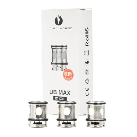 LOST VAPE UB MAX X1 COIL - PACK OF 3