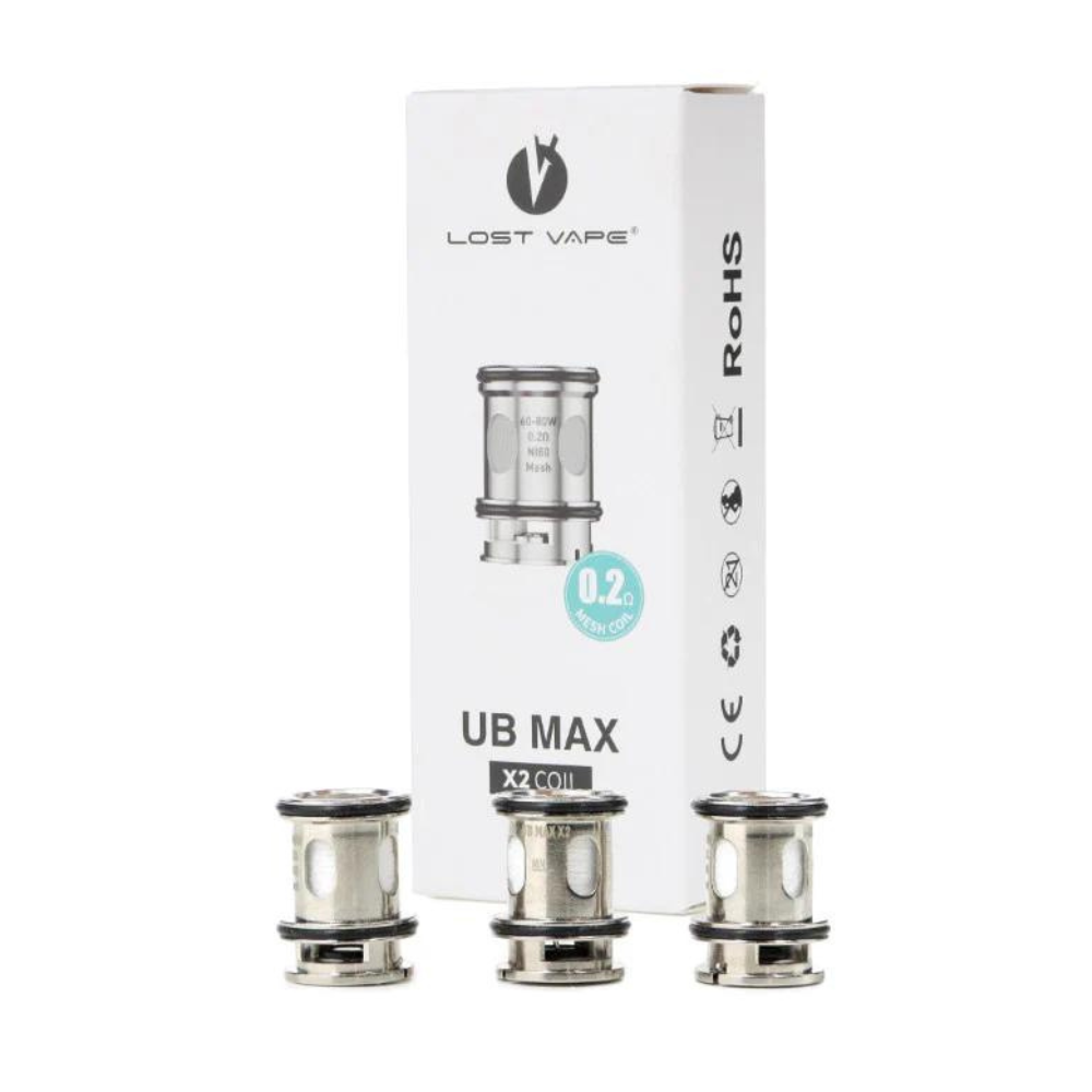 LOST VAPE UB MAX X2 COIL - PACK OF 3