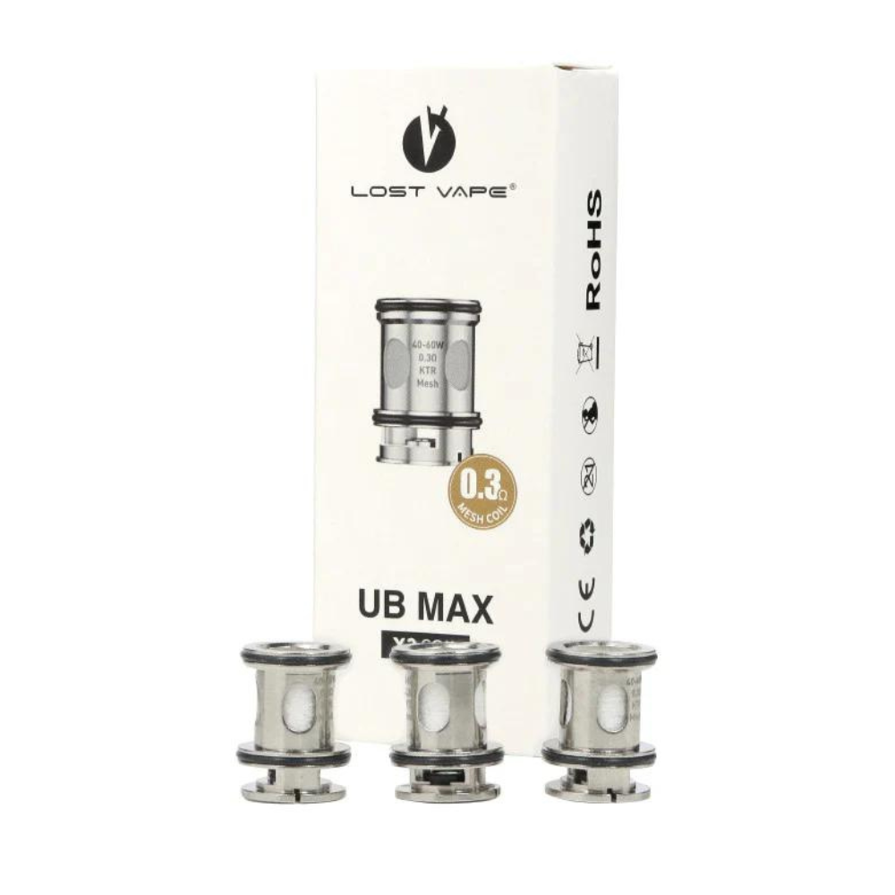 LOST VAPE UB MAX X3 COIL - PACK  OF 3