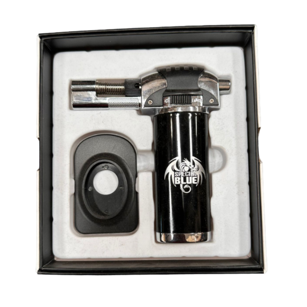 SPECIAL BLUE BLACK PANTHER AUTOMATIC IGNITION TORCH