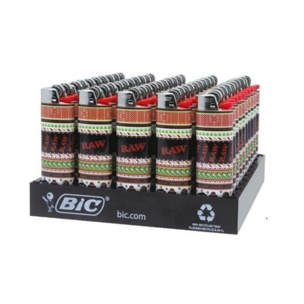 BIC LEAF DESIGN LIGHTERS - PACK OF 50