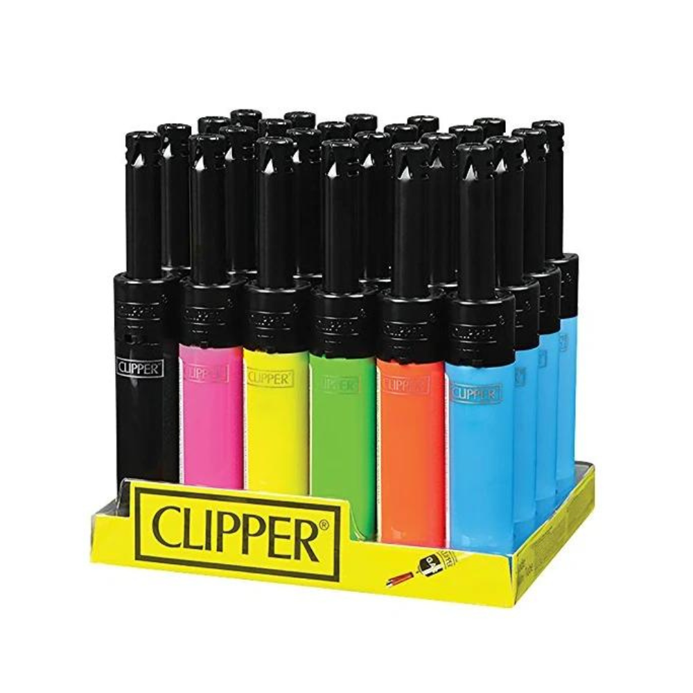 CLIPPERS MINI REFILLABLE TUBE LIGHTER - PACK OF 24