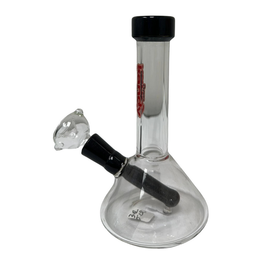 6 INCHES KANDY GLASS CLEAR GLASS WATER PIPE (WP92)