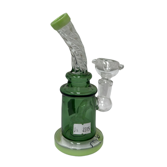 6.4 INCHES DISC PERCOLATOR GLASS WATER PIPE (SWP9)